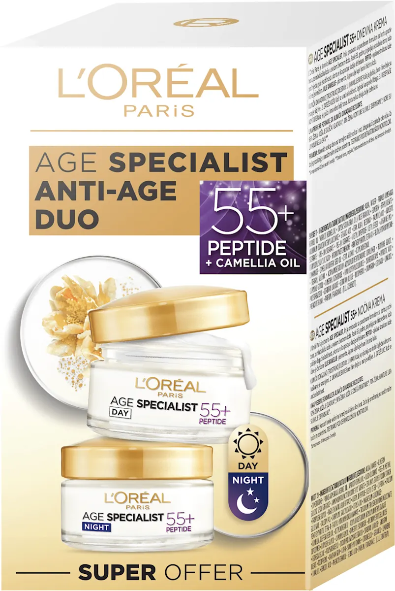 AGE SPECIALIST 55+, duo pack, dnevna krema za..., 100 ml