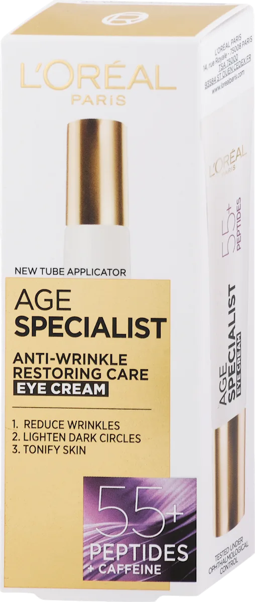 AGE SPECIALIST 55+ krema za područje oko očiju -..., 15 ml