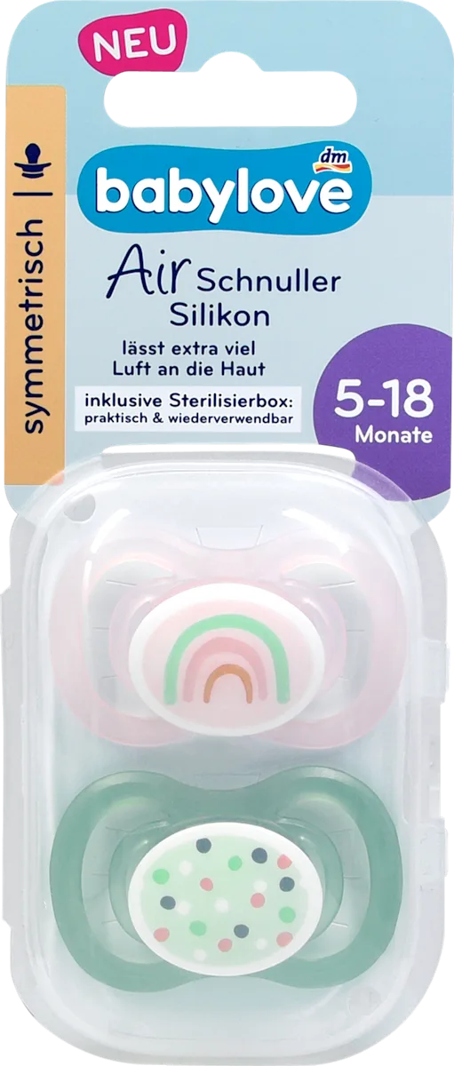 Air simetrična silikonska varalica, 5-18 meseci,..., 2 kom