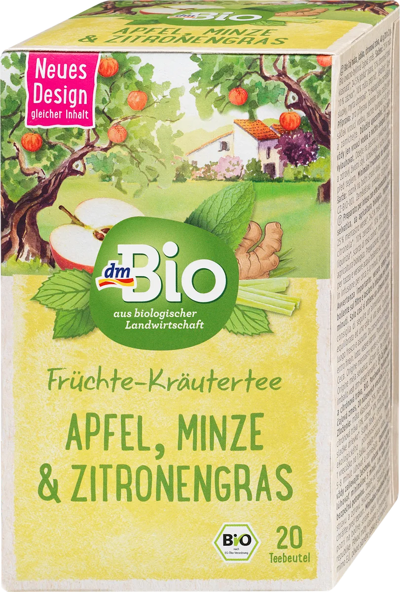 Čaj - jabuka, nana i limunska trava, 20 kesica, 40 g