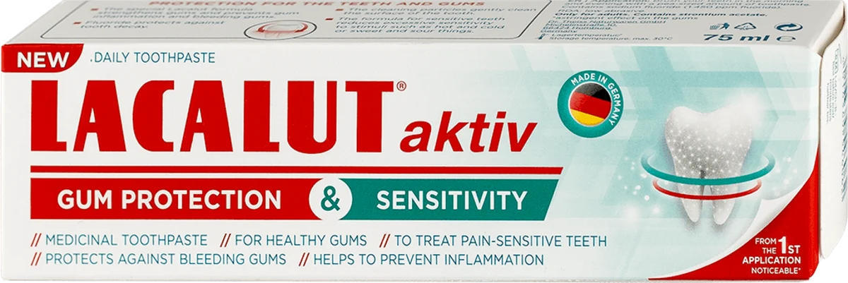 aktiv & sensitivity pasta za osetljive zube i..., 75 ml