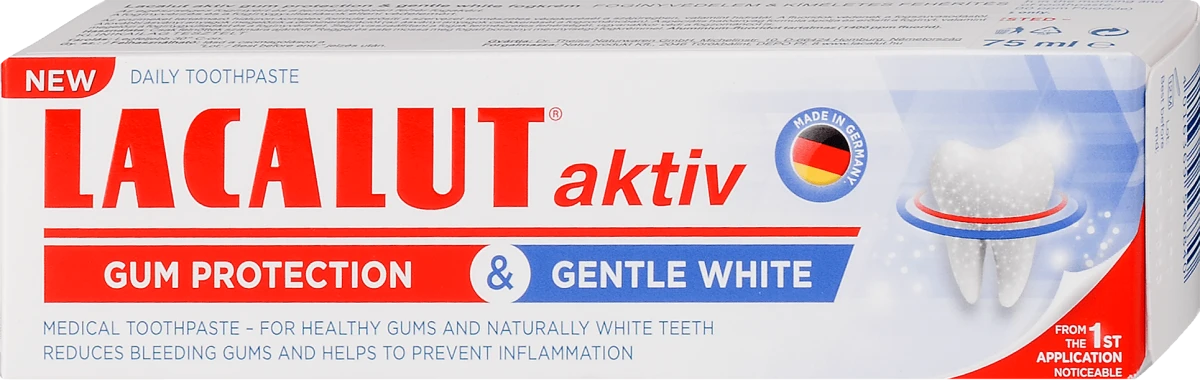 aktiv & white pasta za zube, 75 ml