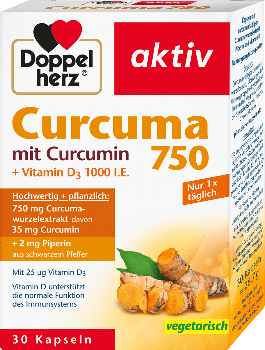 aktiv - Curcuma 750 kapsule sa kurkuminom +..., 30 kom