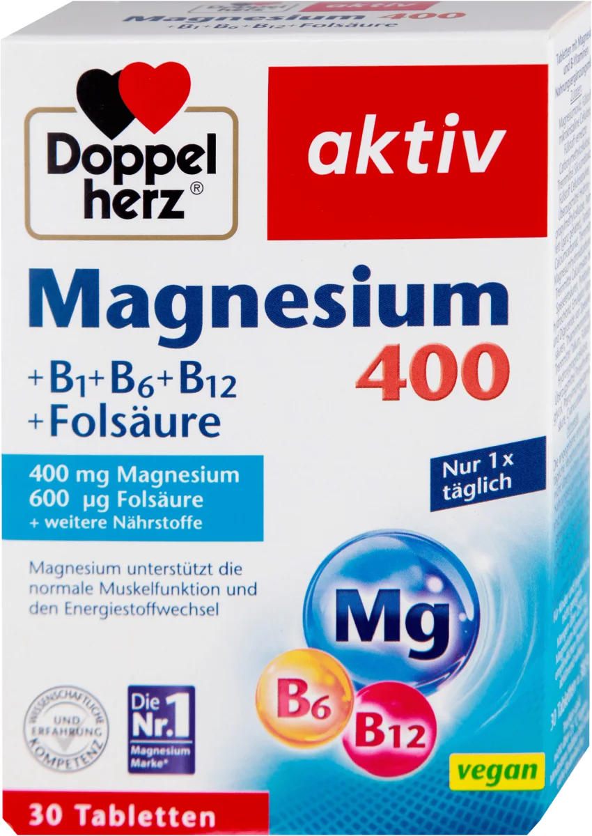 aktiv Magnesium + folna kiselina, 30 kom