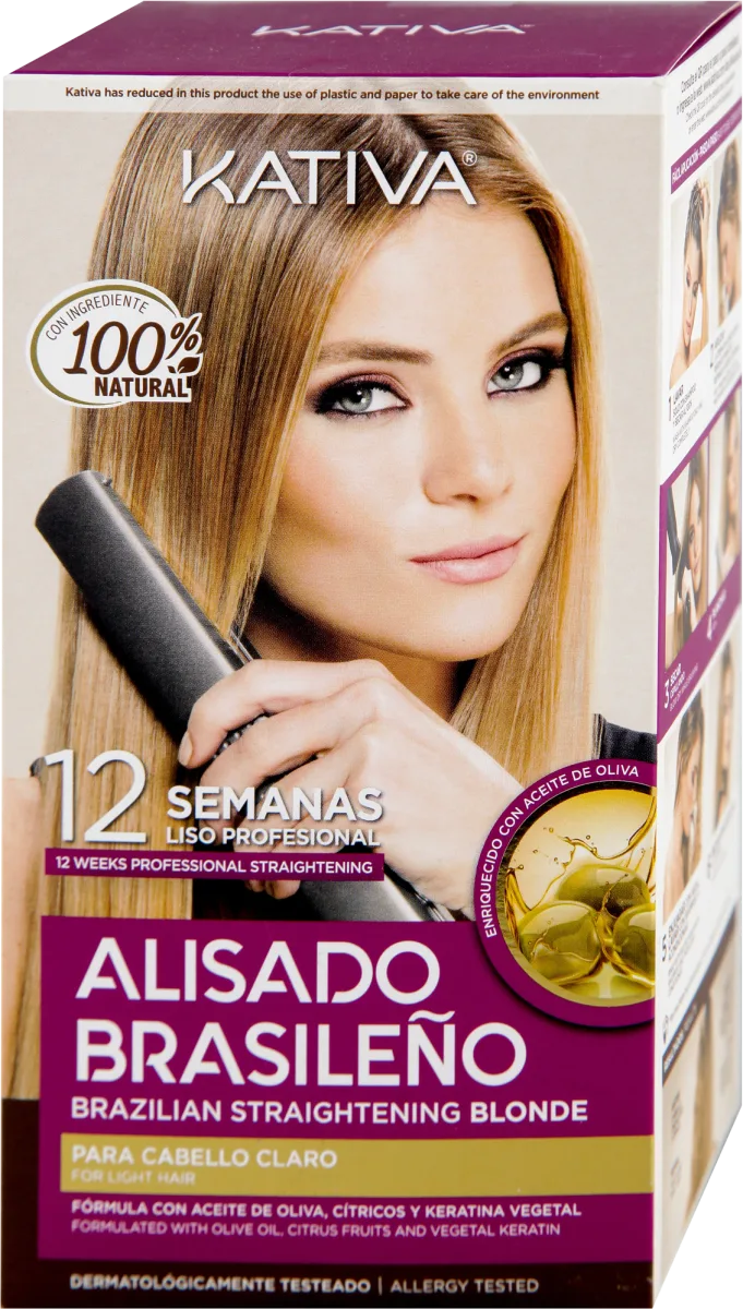 Alisado Brasileno set za ravnanje kose  peglom-..., 1 kom