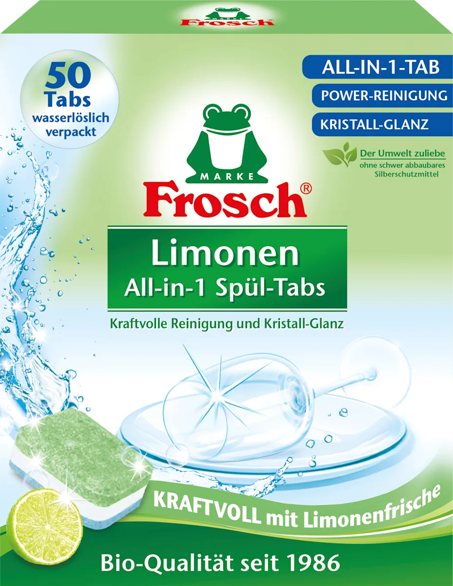 All in 1 tablete za mašinu za sudove - Limonen, 50 kom