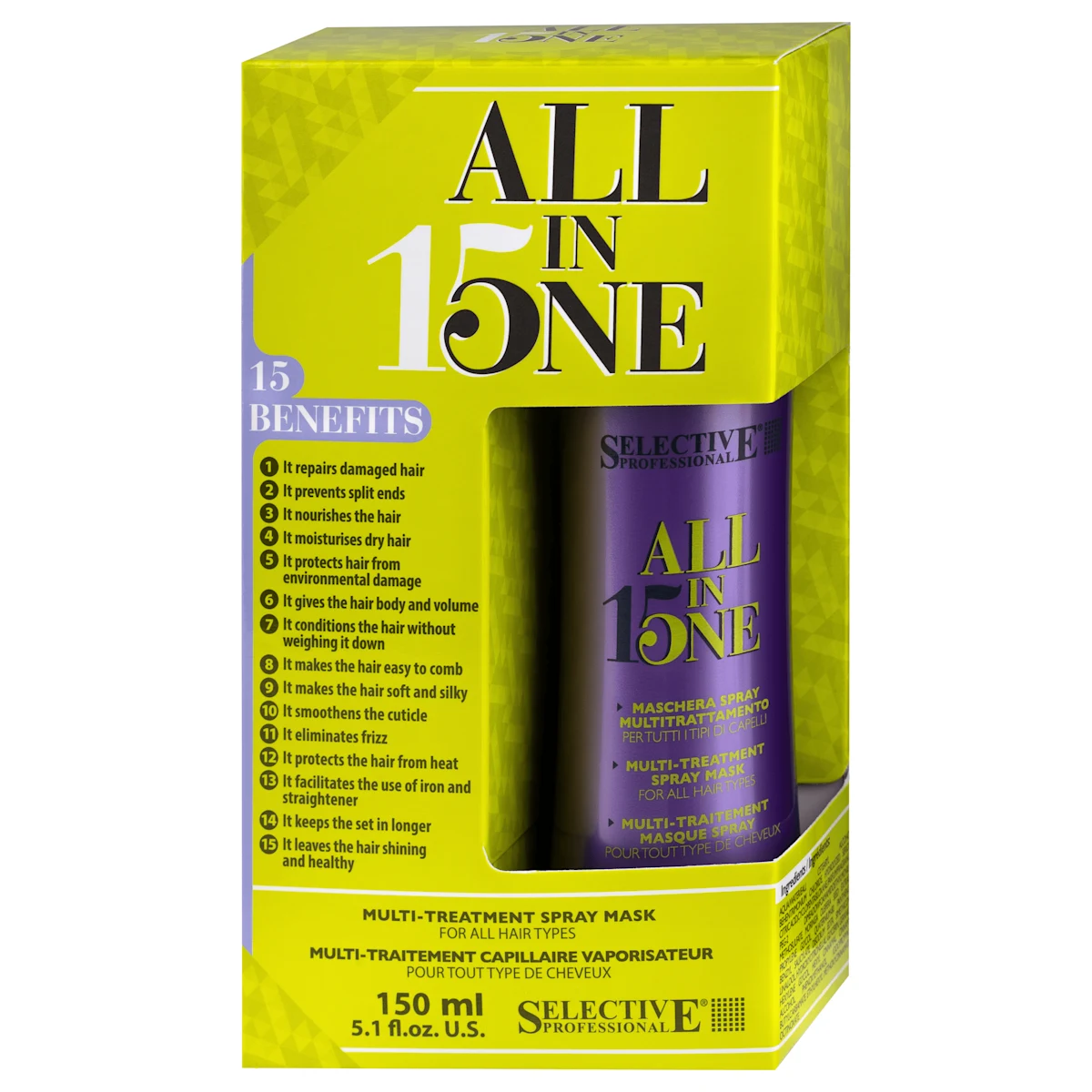 ALL IN ONE - maska za kosu u spreju, 150 ml
