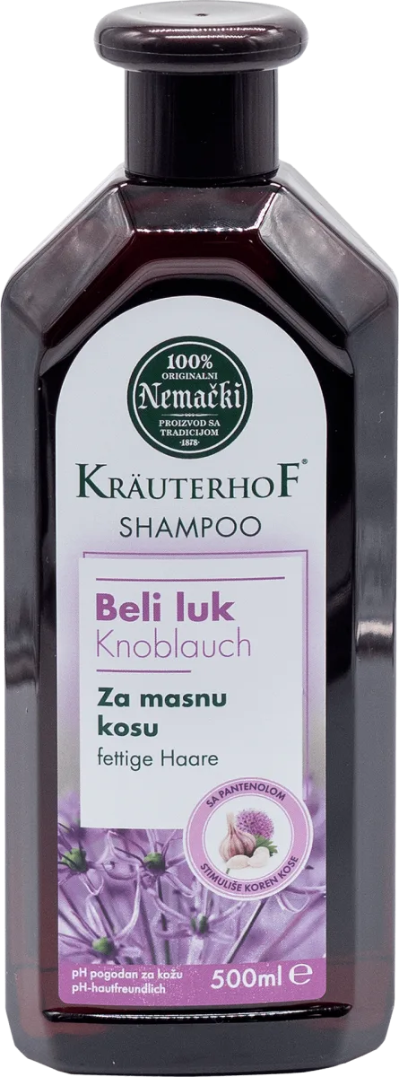 Šampon za jačanje kose - beli luk i pantenol, 500 ml