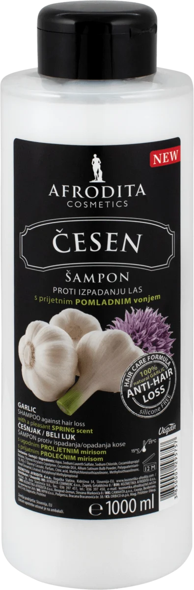 Šampon za kosu, beli luk, 1.000 ml