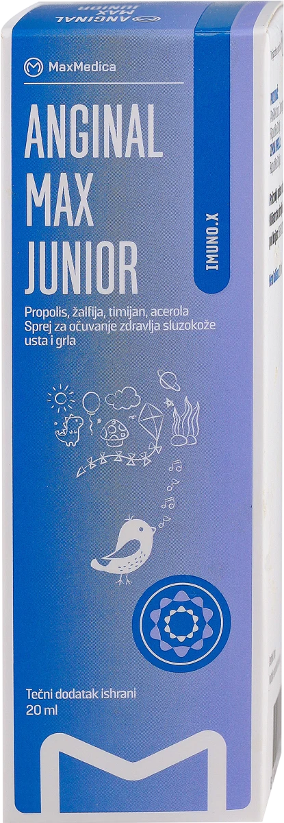 ANGINAL MAX JUNIOR sprej za grlo za decu, 20 ml