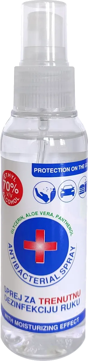ANTIBACTERIAL SPREJ ZA TRENUTNU DEZINFEKCIJU RUKU, 100 ml