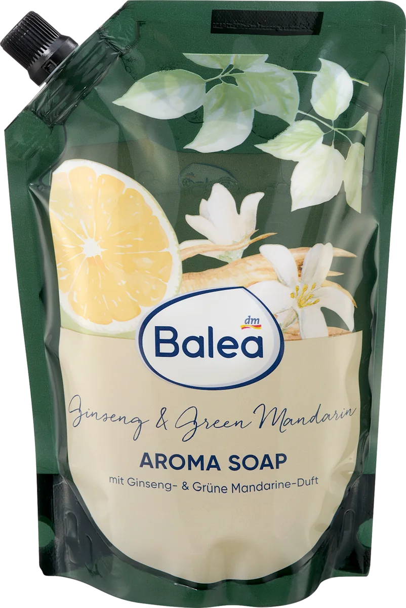 Aromatični tečni sapun ženšen i mandarina- dopuna, 500 ml