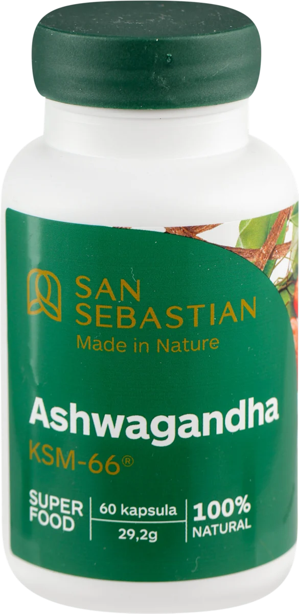 Ashwagandha KSM-66® kapsule, 60 kom