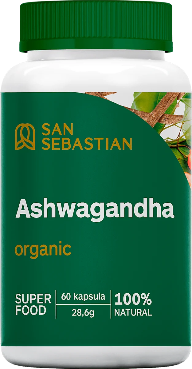 Ashwagandha organic kapsule, 60 kom