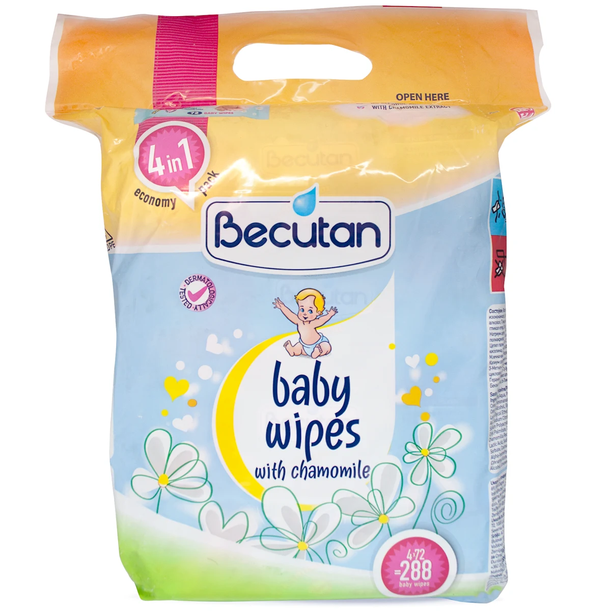 Baby vlažne maramice, 288 kom