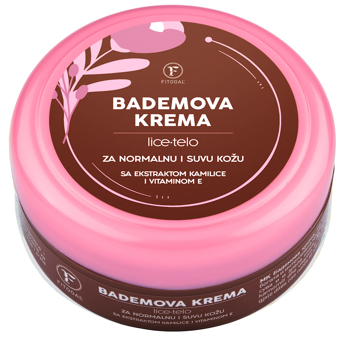 BADEMOVA KREMA, za lice i telo, 110 ml