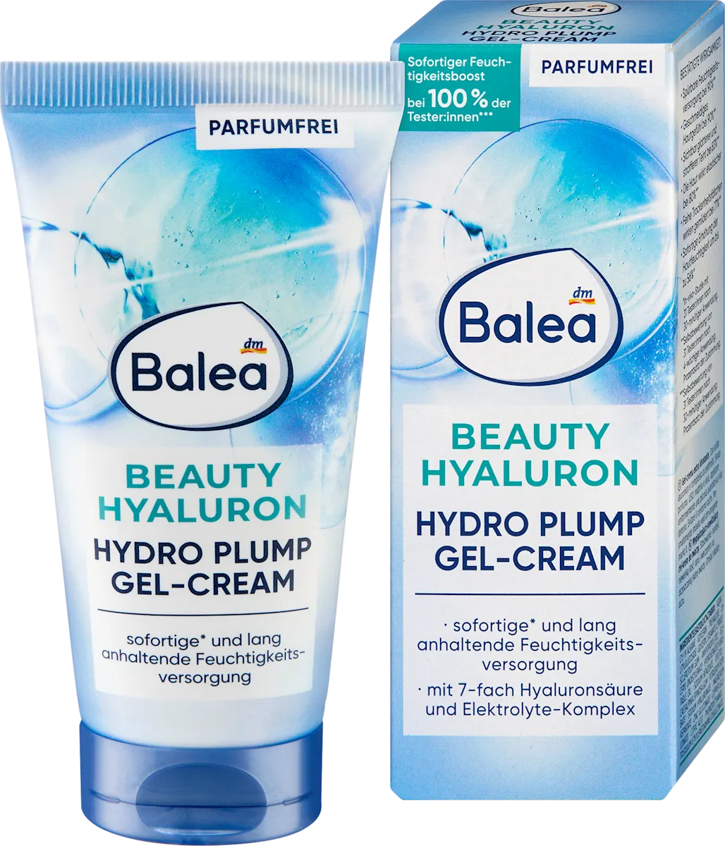 Balea Beauty Hyaluron Hydro Plump gel-krema za lice, 50 ml