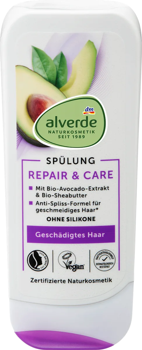 Balzam za kosu Repair & Care bio avokado i bio shea puter, 200 ml