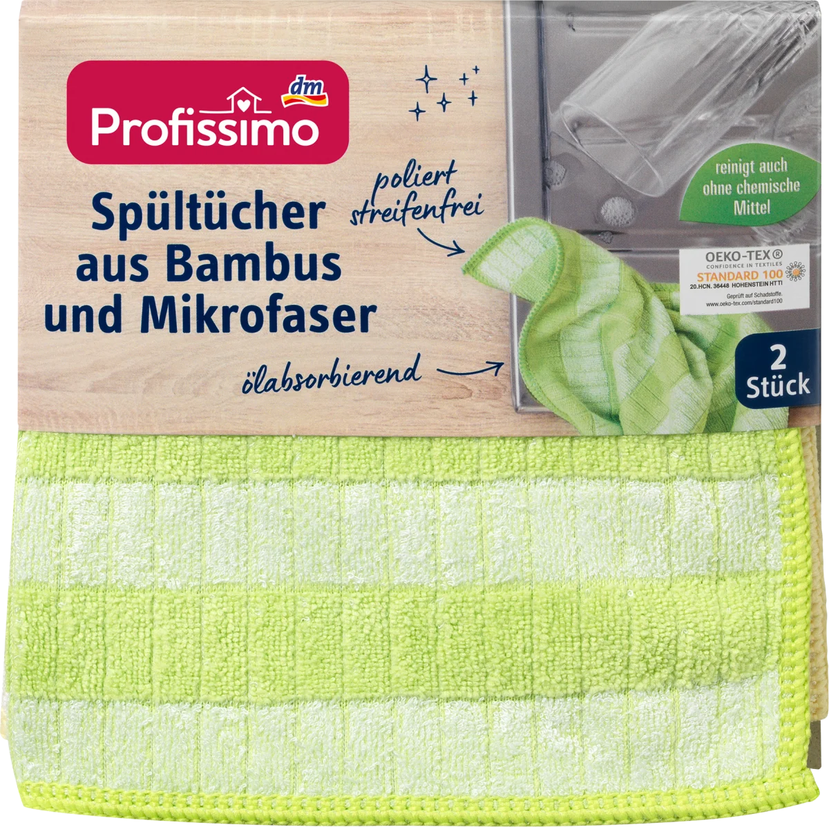 Bambus - Mikrovlakna kuhinjska krpa, 2 kom