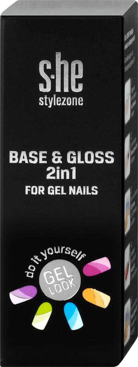 Base & Gloss 2in1 lak za nokte – 002, 1 kom