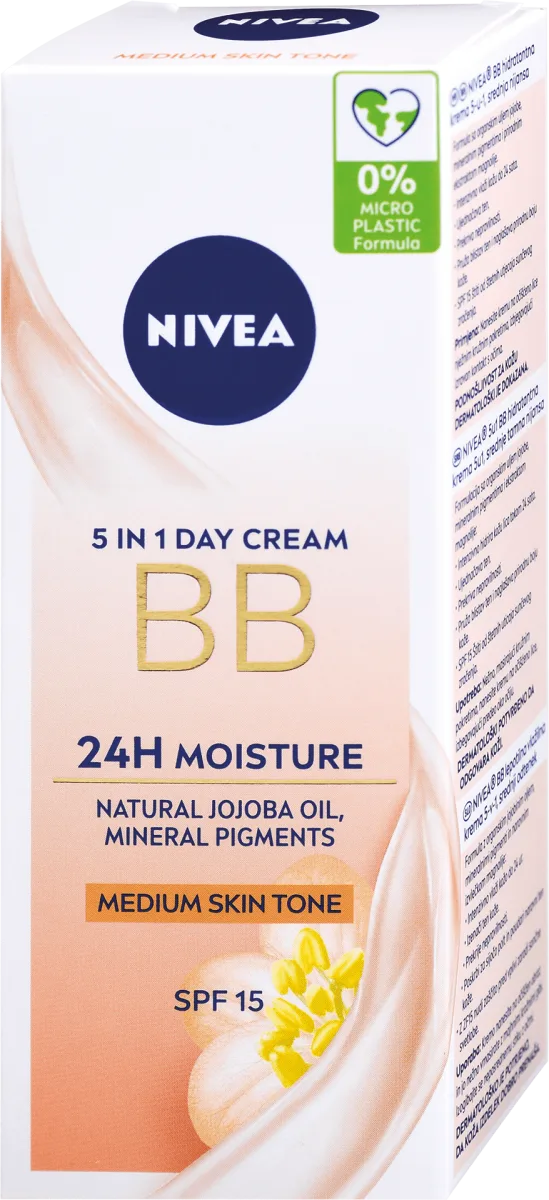 BB 5u1 dnevna krema – srednja nijansa, SPF 15, 50 ml