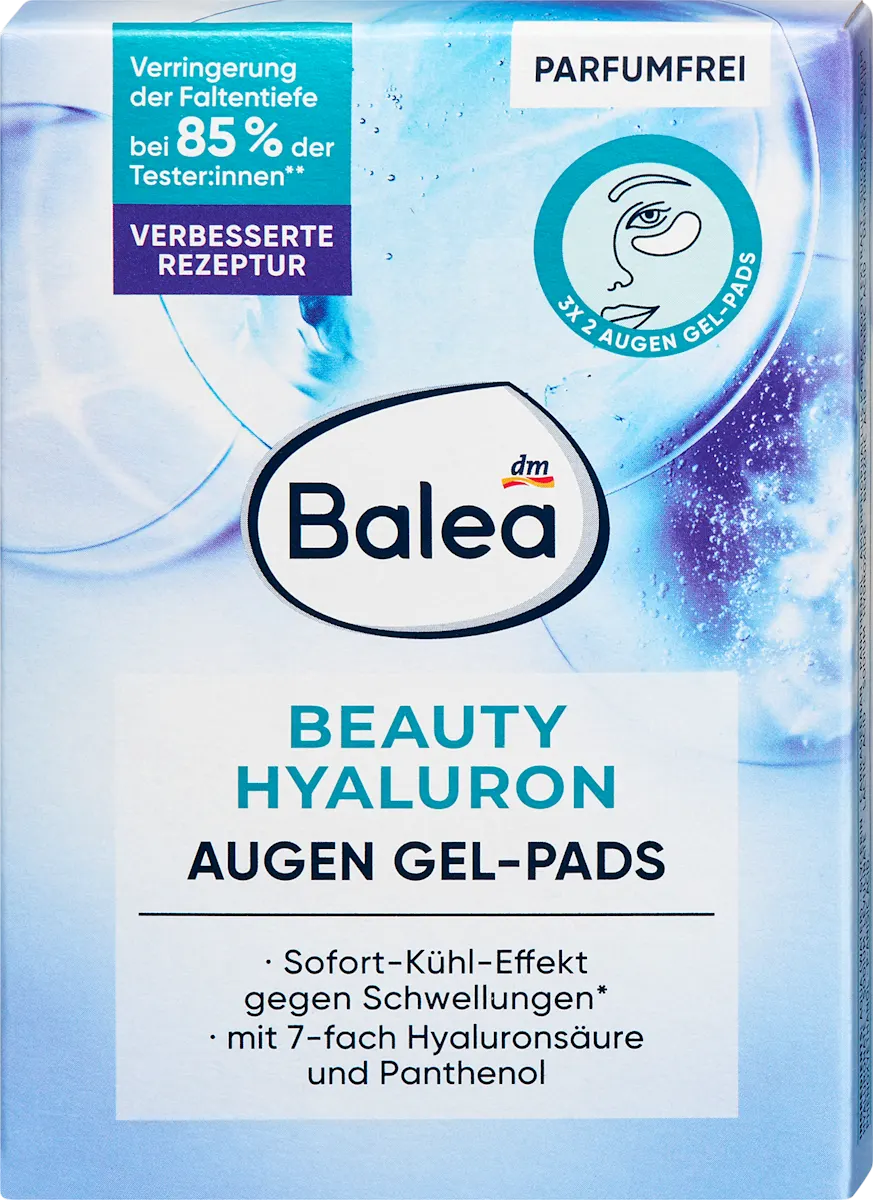 BEAUTY HYALURON jastučići za predeo ispod očiju, 6 kom