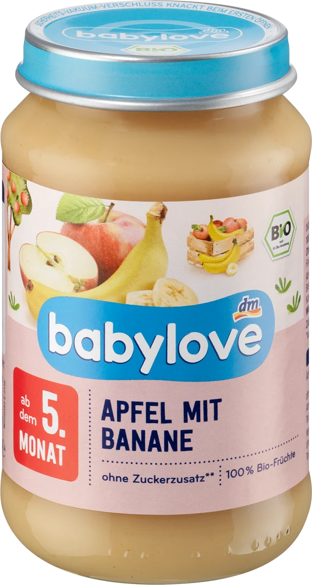Bebi kašica - jabuka i banana, od 5. meseca, 190 g