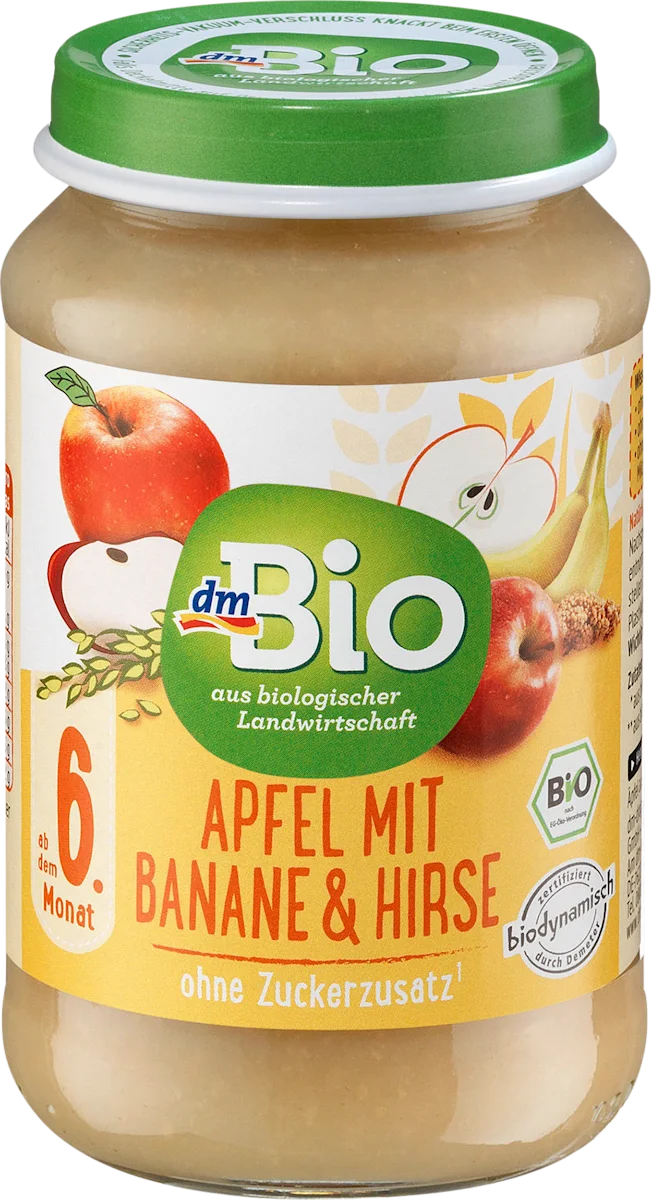 Bebi kašica - jabuka sa bananom i prosom , od 6...., 190 g
