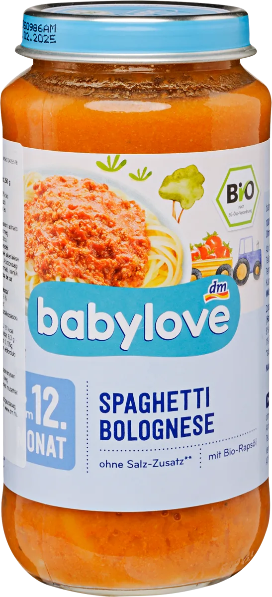 Bebi kašica - špagete bolonjeze, od 12. meseca, 250 g
