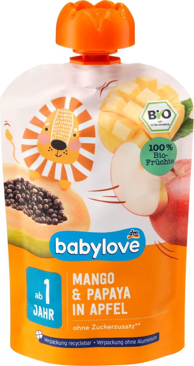 Bebi kašica užitak - mango, papaja u jabuci, od..., 100 g
