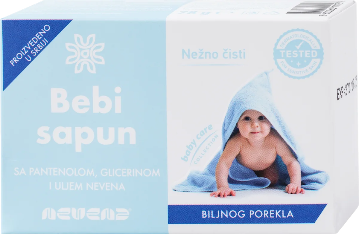bebi čvrsti sapun, 78 g