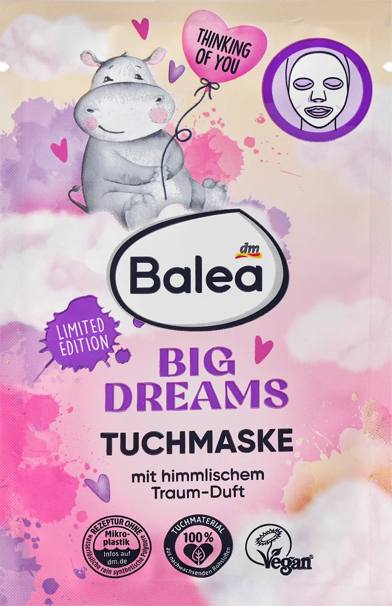 BIG DREAMS maska za lice u maramici, 1 kom