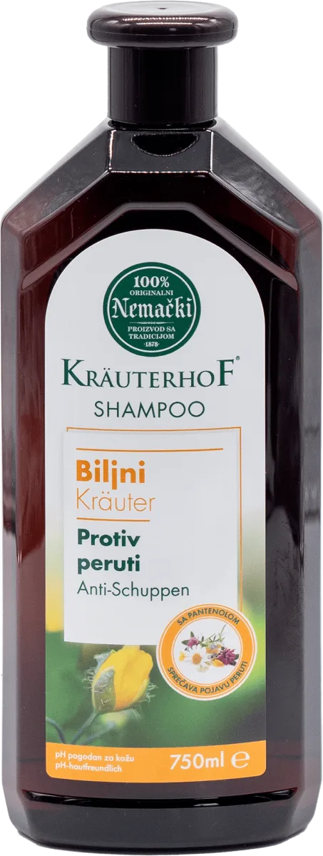 Biljni šampon protiv peruti, 750 ml