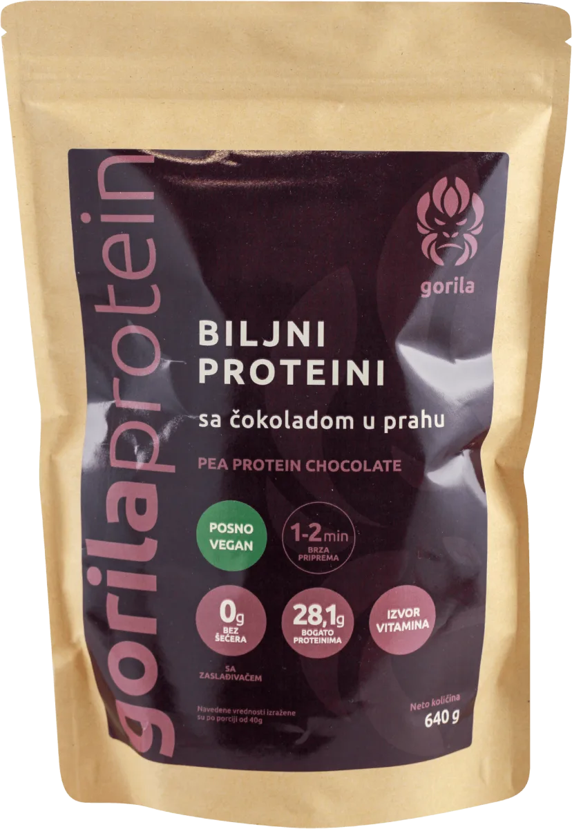 BILJNI PROTEIN - sa čokoladom u prahu, 640 g