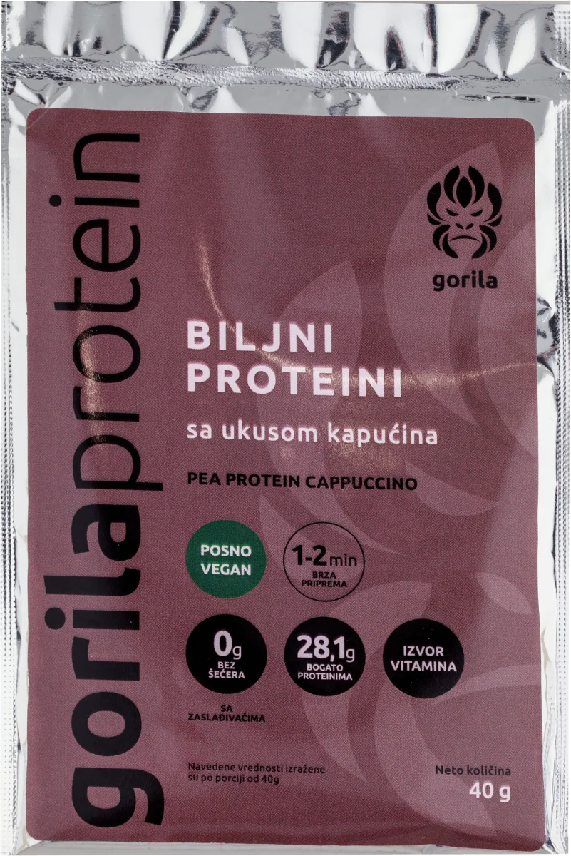 BILJNI PROTEINI - sa ukusom kapućina, 40 g