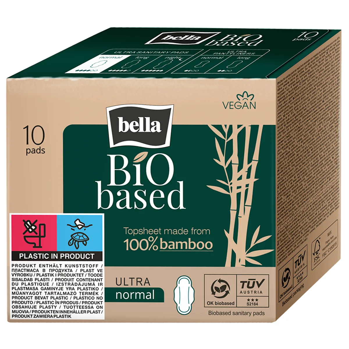 BiO based ultra normal ciklusni ulošci, 10 kom