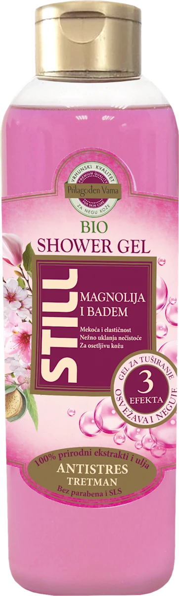BIO MAGNOLIJA I BADEM - Gel za tuširanje, 500 ml