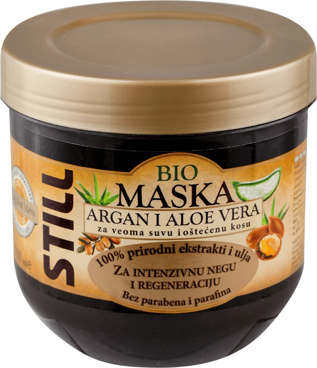 BIO maska za kosu - ARGAN I ALOE VERA, 500 ml