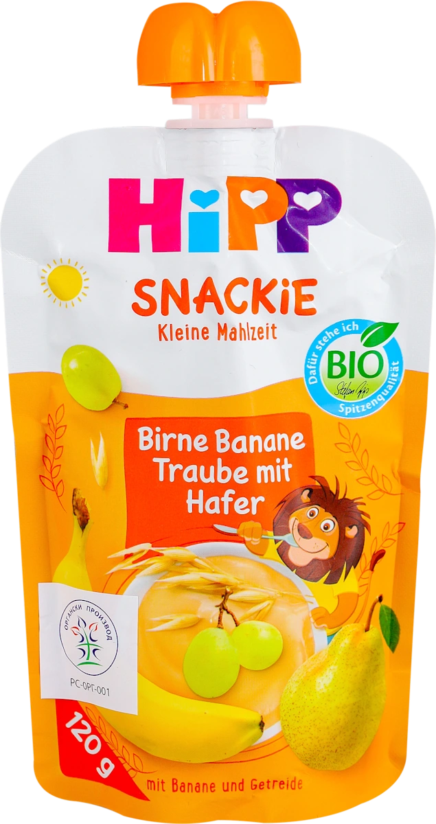 BIO Sport voćna zabava – kruška, banana, grožđe i..., 120 g