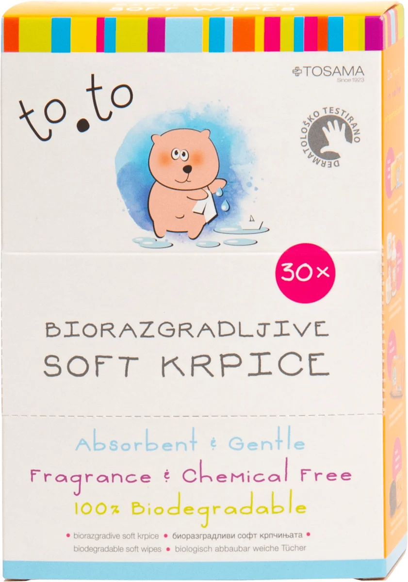 Biorazgradive soft krpice, 30 kom
