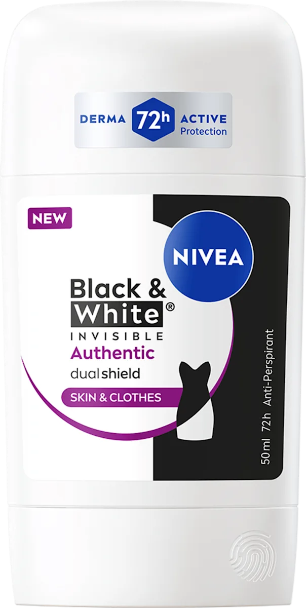 Black &amp; White INVISIBLE authentic dezodorans stik za žene, 50 ml