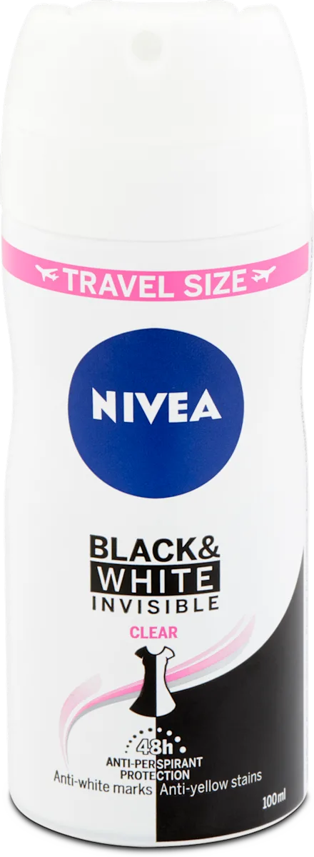 BLACK & WHITE INVISIBLE CLEAR  dezodorans u..., 100 ml