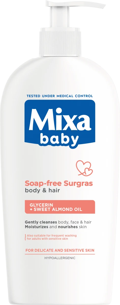 Blagi gel kupka i šampon za bebe - bez sapuna, 400 ml