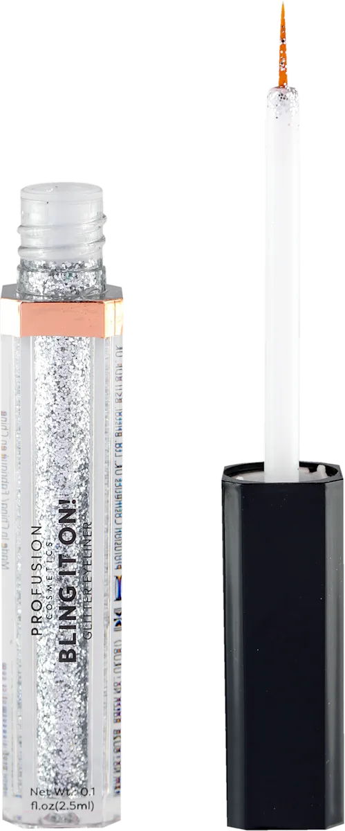 BLING IT ON! Tečni ajlajner sa srebrnim sjajem, 2,5 ml