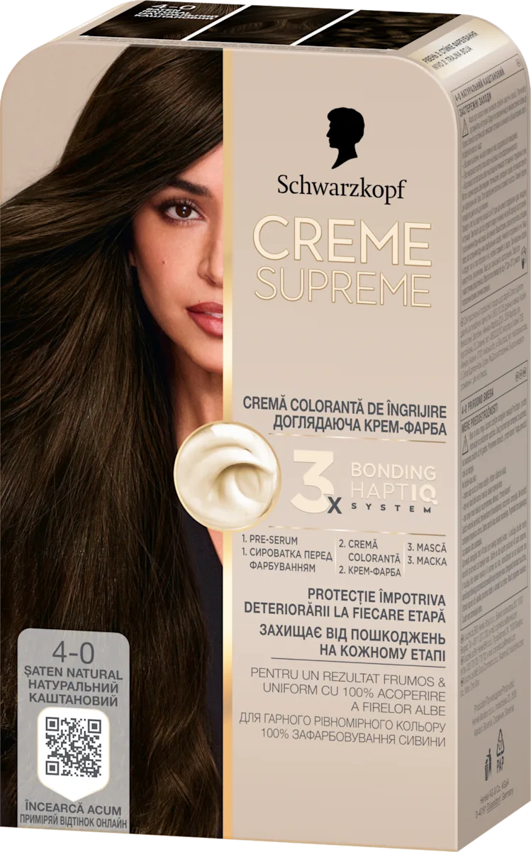 Boja za kosu - 4-0 Saten Natural, 1 kom