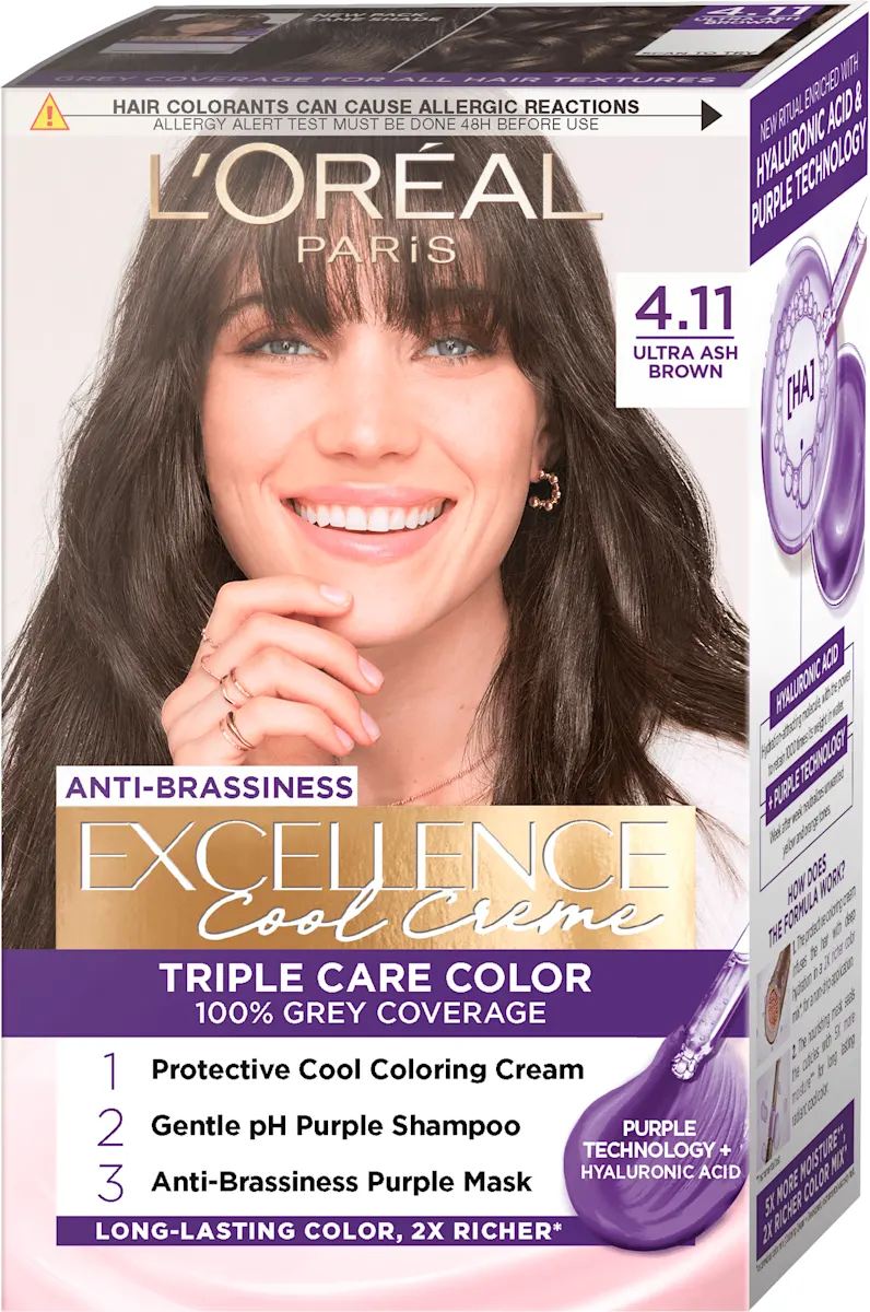 Boja za kosu – 4.11 Ultra Ash Brown, 1 kom