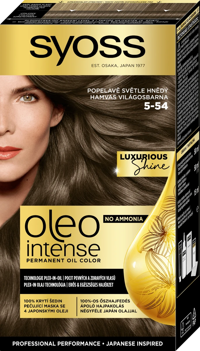 Boja za kosu- 5-54 Ashy Light Brown, 1 kom