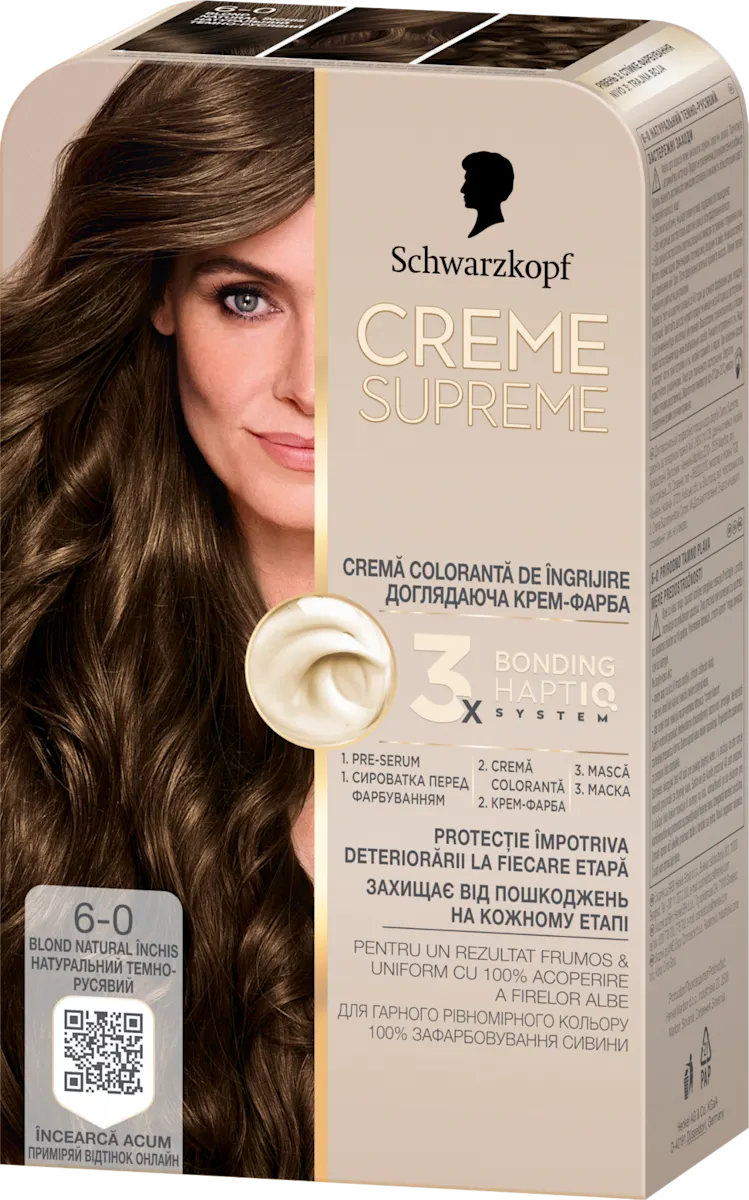 Boja za kosu – 6-0 Natural Dark Blonde, 1 kom