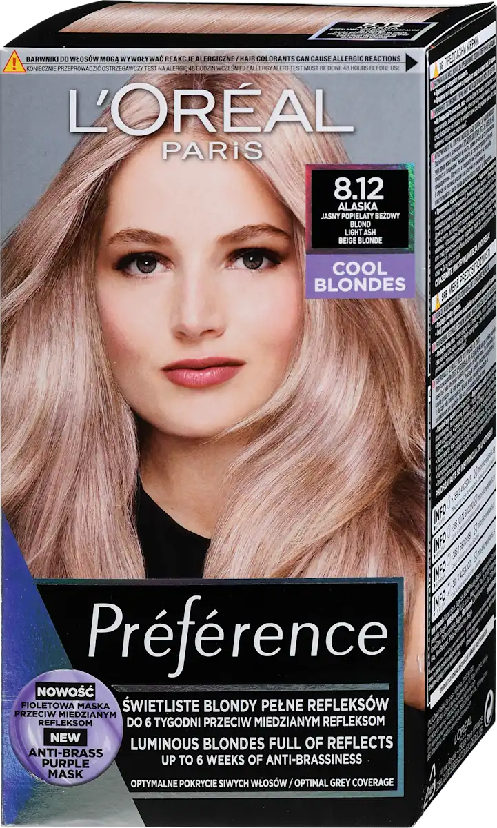 Boja za kosu – 8.12 Alaska Cool Blondes, 1 kom