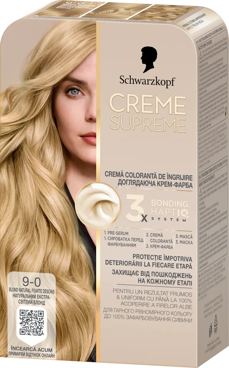 Boja za kosu– 9-0 Blond Natural, 1 kom